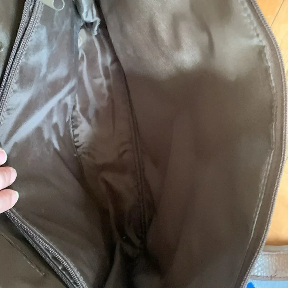 Bueno NWOT light brown briefcase style bag